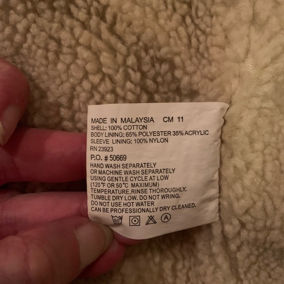 High Noon Sherpa Lined Brown Men’s Chore Work Jacket Coat Size 2XL TL (NWOT) - Picture 8 of 12